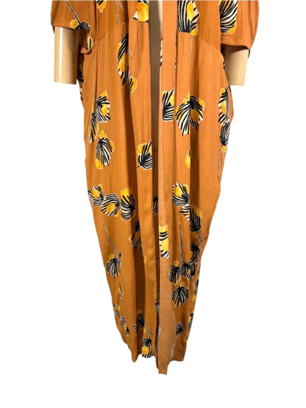 Anthropologie Bel Kazan Duster Kimono Shawl Open Front Jacket Size Small - Picture 7 of 11